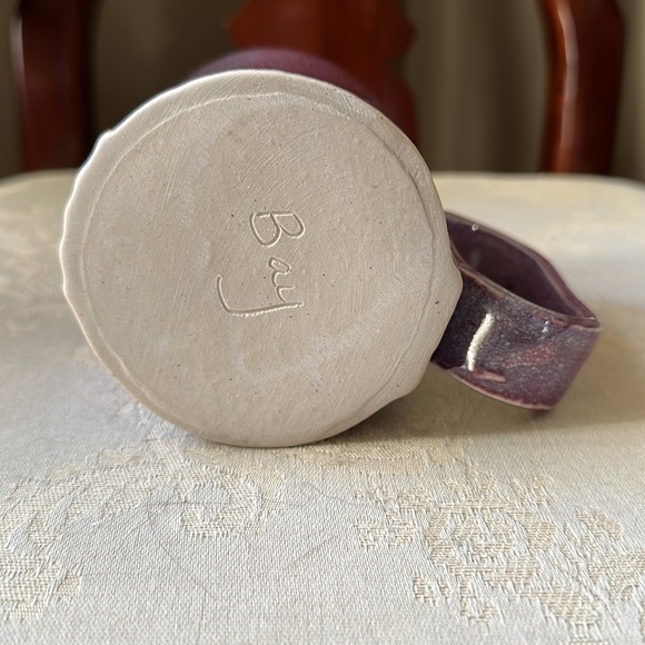 Bay Pottery from Virginia hand made artisan mug, 12 oz - Picture 5 of 8